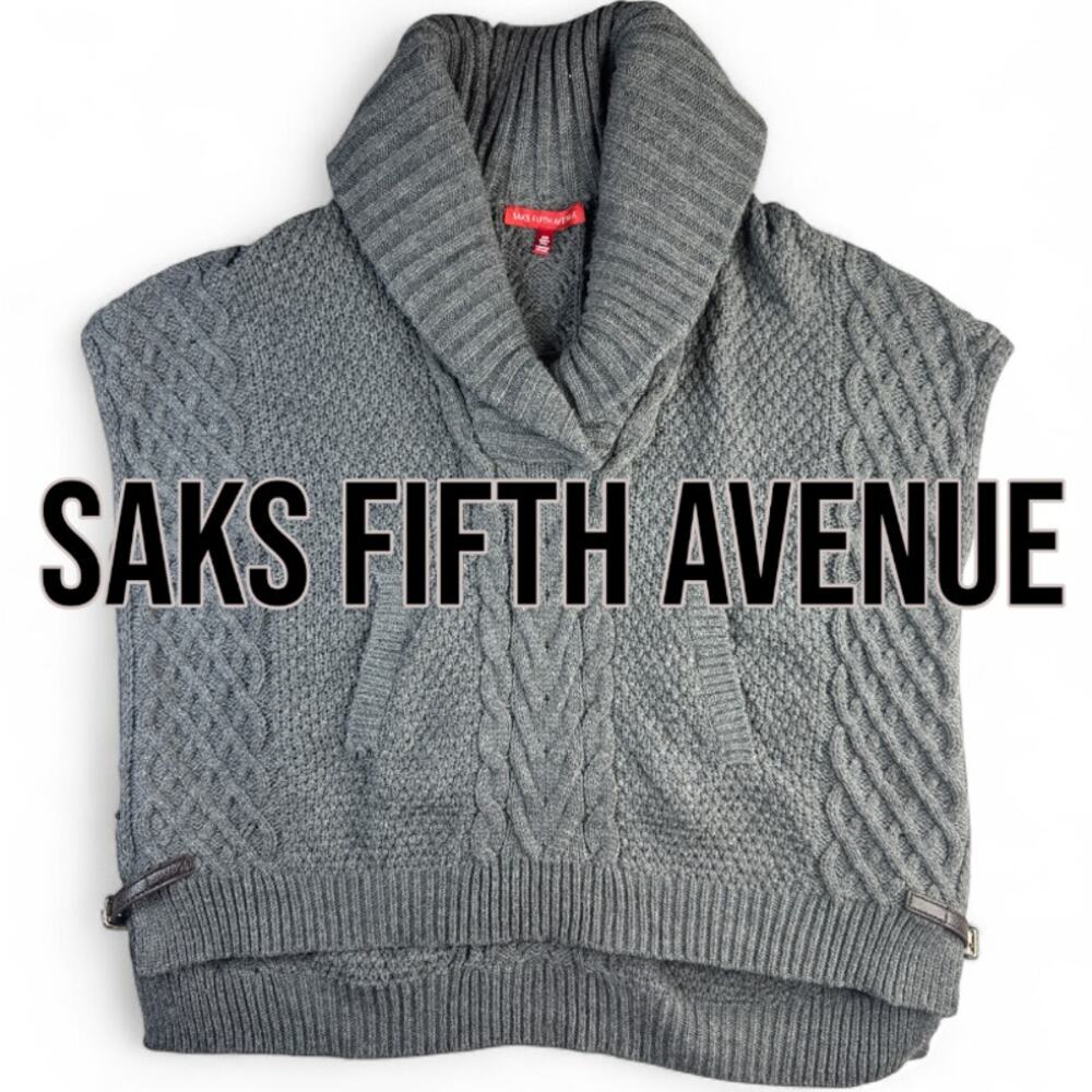 Grandpa Old Money Vintage Look Wool Sweater Vest Women's M